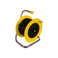 Удлинитель силовой на катушке Inforce К4-О-30 ПВС 2x0.75 30м 10А 4 розетки