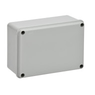 Коробка распаячная КМ41262 для открытой проводки 150х110х85мм гладкие стенки IP55 серая UKO11-150-110-085-K41-55S IEK
