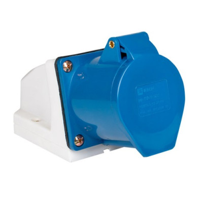 Розетка кабельная EKF PROxima силовая стационарная наружная 113 2Р+РЕ 16А 220В IP44