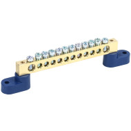 Шина IEK нулевая ШНИ-8х12-12-У2-С на двух угловых изоляторах YNN10-812-12C2-K07