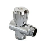 Вентиль трехходовой ВНН 1/2 х 1/2 х 3/4 AQUALINK