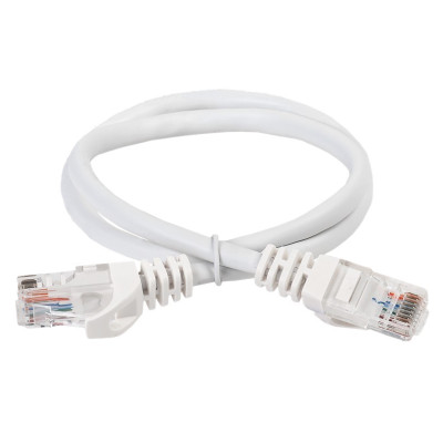 Коммутационный шнур ITK кат. 6 UTP PVC 2м белый