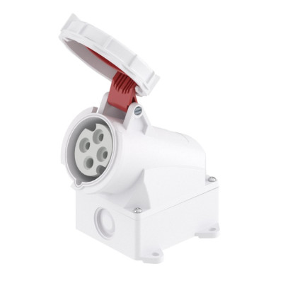 Розетка наружная DKC IP67 63A 3P+E 400V