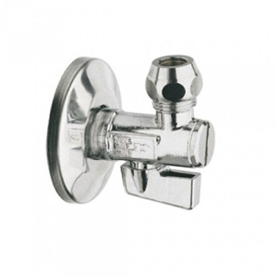 Кран 10х1/2' шаровой с фильтром для смесителя с трубками