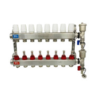 Группа коллекторов "ViEiR" с расход 8-вых нерж без кранов 1"x3/4"