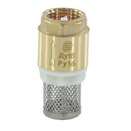 Клапан обратный SantechSystems латунь Ду32 м/м с приемной сеткой