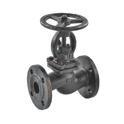 Клапан запорный Сантехкомплект чугун 15кч16нж Ду80 Ру25 фл RMCX