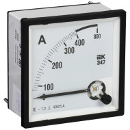 Амперметр IEK Э47 72х72мм 400/5А кл. точн. 1.5 IPA10-6-0400-E