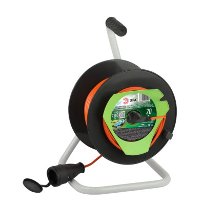 Удлинитель на катушке Эра 1х20м без заземления RP-1-2x1-20m ПВС 2х1