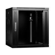 Шкаф телекоммуникационный настенный 19" 12U Cabeus SH-05F-12U60/45-R-BK