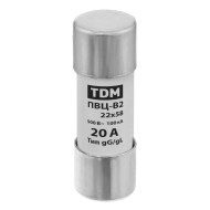 Плавкая вставка TDM ПВЦ-В2 22х58 20А