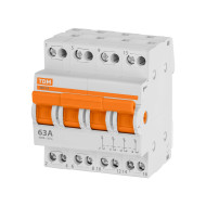 Модульный переключатель трехпозиционный TDM ELECTRIC МП-63 4P 63А