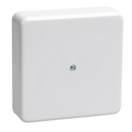 Коробка распаячная КМ41216-01 для открытой проводки 75х75х28 белая (6 клемм 6мм2) IEK UKO10-075-075-028-K01