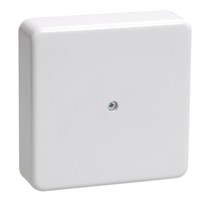 Коробка распаячная КМ41216-01 для открытой проводки 75х75х28 белая (6 клемм 6мм2) IEK UKO10-075-075-028-K01