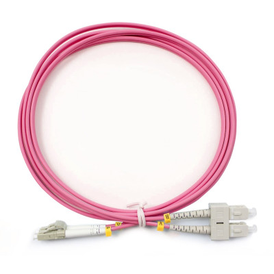 Оптический патч-корд LC-SC Cabeus FOP-50-OM4-LC-SC-2m 50/125 (ОМ4) 2 метра