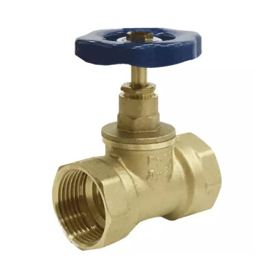 Клапан запорный латунь прямой 15б3р Ду15 Ру16 м/м SantechSystems