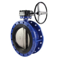 Затвор поворотный фланцевый ABRA-BUV-FL226 D700G с редуктором