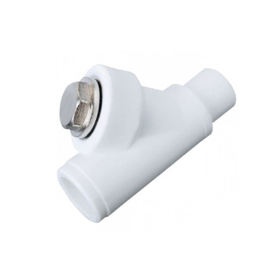 Фильтр PP-R белый сетчатый 20х45гр вн/нр пайка VALFEX