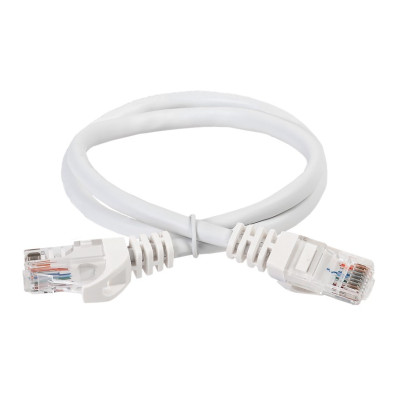 Коммутационный шнур ITK кат. 6 UTP LSZH 5м белый