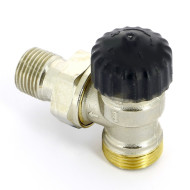 Вентиль ручной Uni-fitt НН 1/2" х 3/4" ЕК с разъёмным соединением, никелированный, шт