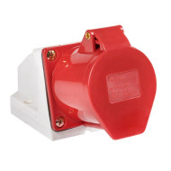 Розетка кабельная EKF PROxima силовая стационарная наружная 124 3Р+РЕ 32А 380В IP44