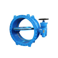 Затвор дисковый фланцевый Tecwat с редуктором ДУ 500