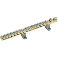 Шина N "ноль" на двух угловых изоляторах IEK ШНИ-10х18-60-L2-С 200А