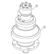 Мотор в сборе SH300-73BR на гидроножницы Delta SH310R (аналог)