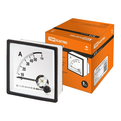 Амперметр TDM А72П 50А-1,5