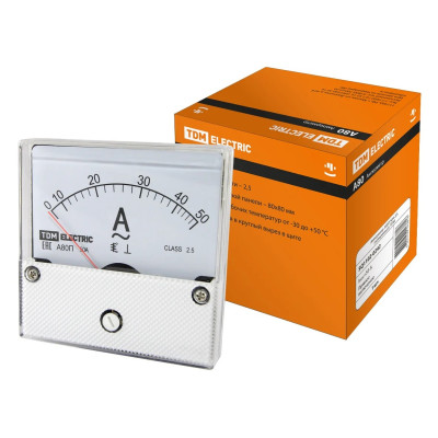 Амперметр TDM А80П 50А-2,5, (поверенный)