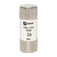 Вставка плавкая цилиндрическая EKF ПВЦ 22х58 2А