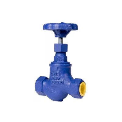 Вентиль запорный сальниковый Zetkama DN020, PN16, корпус - чугун GJL-250 (GG25), ВР/ВР, штурвал