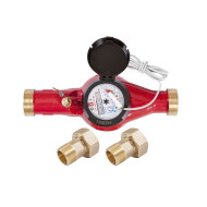 Счетчик воды универсальный ЭКО НОМ-40Г ДГ (латунь) +КМЧ