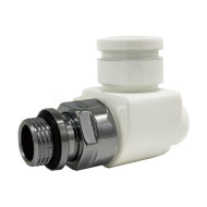 Вентиль запорный SR Rubinetterie прямой серия "Prestige & Minimal" 1/2", цвет белый