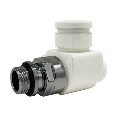 Вентиль запорный SR Rubinetterie прямой серия "Prestige & Minimal" 1/2", цвет белый