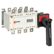 Рубильник-переключатель EKF PowerSwitch 4-полюсный 160А c рукояткой управления для прямой установки