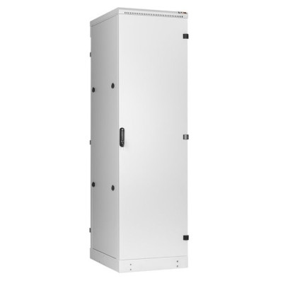 Напольный шкаф 19", 42U, промышленный, цельнометаллические двери, степень защиты IP54, Ш600хВ2070хГ1000мм, серый.