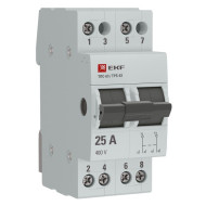 Переключатель трехпозиционный EKF ТПС-63 2P 25А PROxima