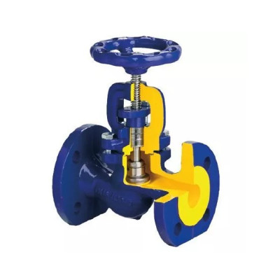 Вентиль запорный сальниковый Zetkama DN200, PN16, корпус - чугун GJL-250 (GG25), Ф/Ф, штурвал