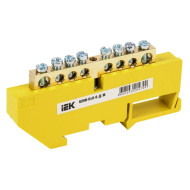 IEK YNN10-69-8D-K05 Шина нулевая на DIN-изол. ШНИ-6х9-8-Д-Ж