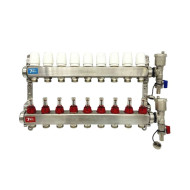 Группа коллекторов "ViEiR" с расход 9-вых нерж без кранов 1"x3/4"