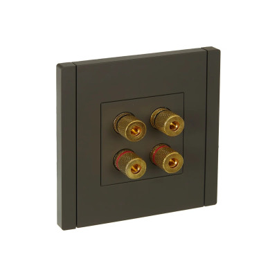 FORTE&PIANO Аудиорозетка 4-местная FP339 серый IEK