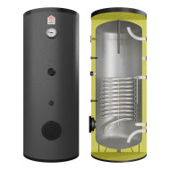 Бойлер косвенного нагрева KRATS 1BG-0100л, 1 змеевик, 6 бар, с возможностью подключения тэна