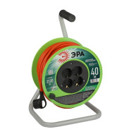 Удлинитель на катушке Эра 4х40м с заземления RP-4e-3x1.5-40m ПВС 3х1.5