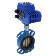 Затвор поворотный Benarmo чугун EPDM Ду125 Ру16 электропривод 230В диск нержавеющая сталь