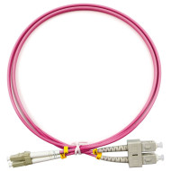 Оптический патч-корд LC-SC Cabeus FOP-50-OM4-LC-SC-1m 50/125 (ОМ4) 1 метр