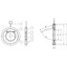 Клапан обратный одностворчатый GENEBRE 2406 18 DN250 PN16, корпус - CF8M, диск - CF8М, уплотнение - Viton (FKM), М/Ф