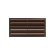 Решетка односекционная ERA 1122C, коричневая