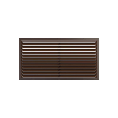 Решетка односекционная ERA 1122C, коричневая