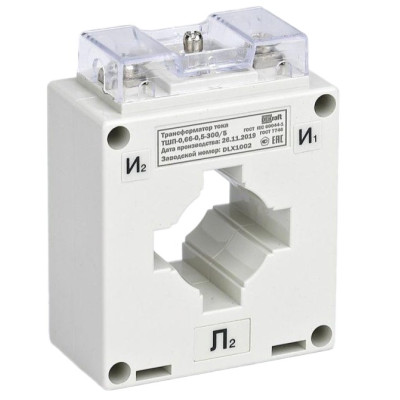 Трансформатор тока Dekraft ТШП-0.66 0.5S 400/5 5В.А D40мм